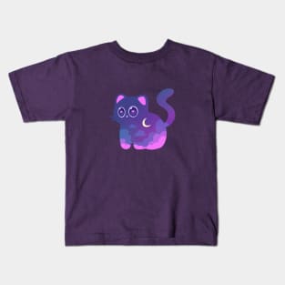 Little Galaxy Catto Kids T-Shirt